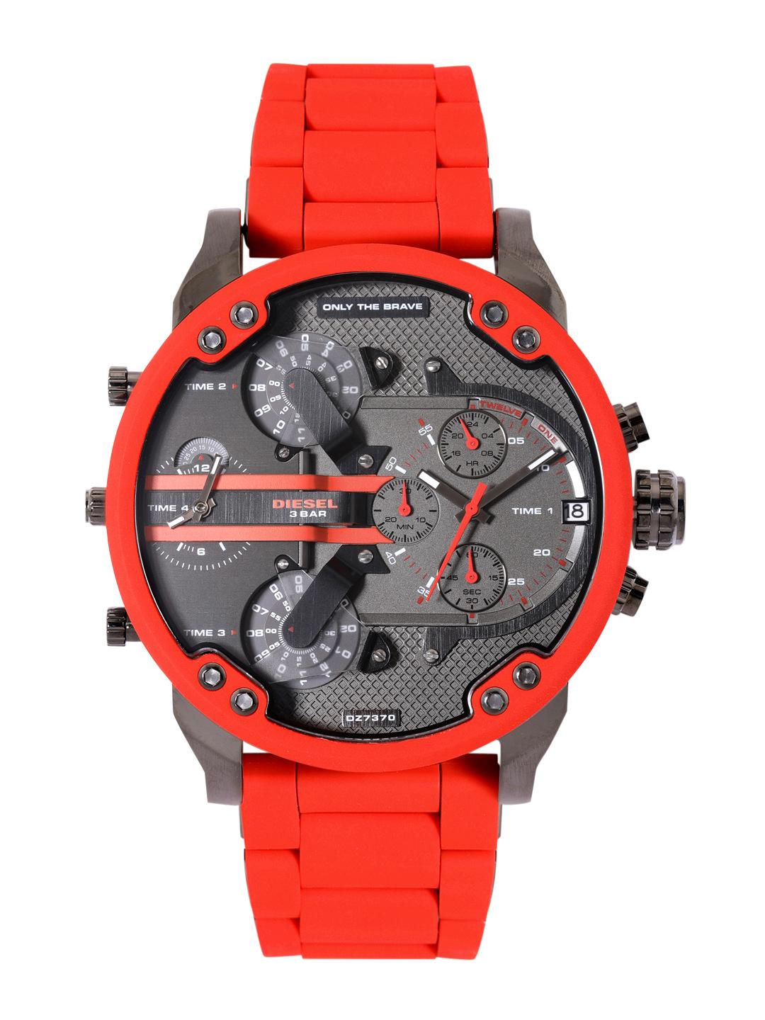 Buy DIESEL Men The Daddies Series Multiple Time Zone Analogue