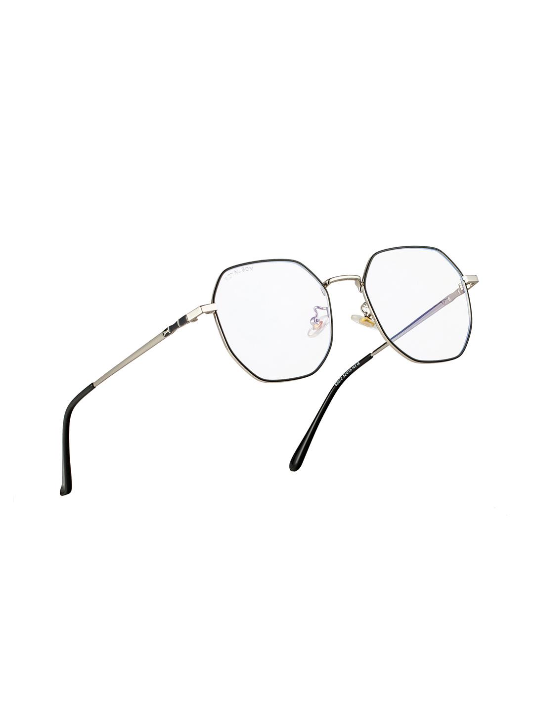 Buy ROYAL SON Unisex Silver-Toned Full Rim Blue Ray Cut Lens