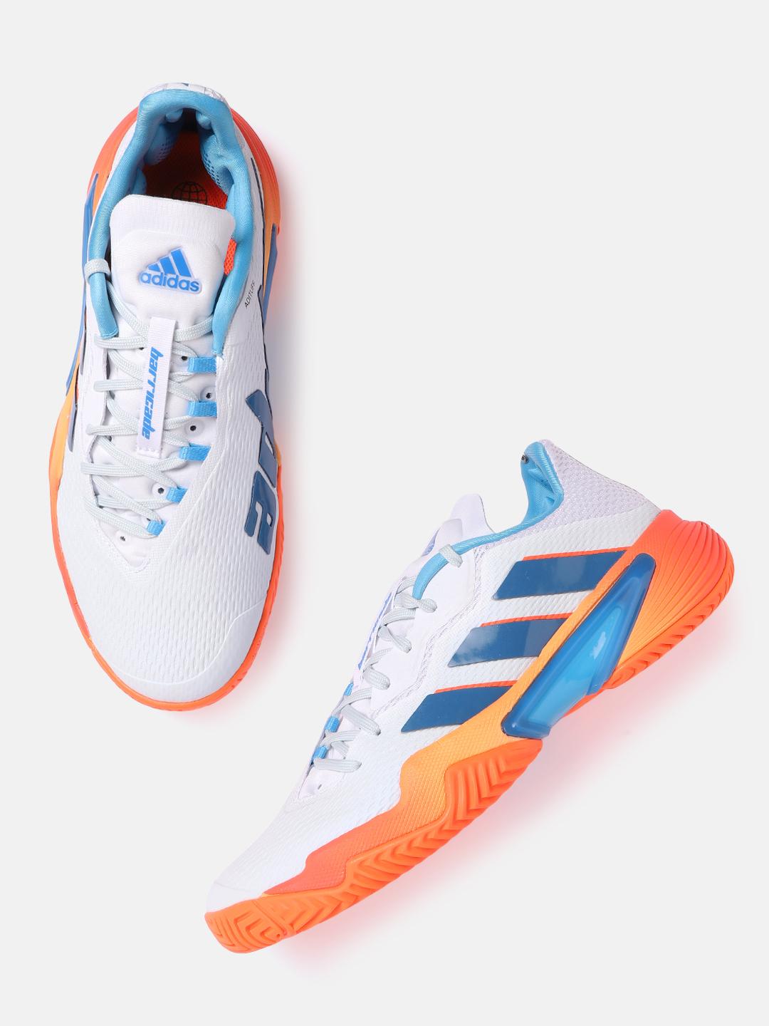 Buy ADIDAS Men Blue Orange Bounce Midsole Barricade Sustainable