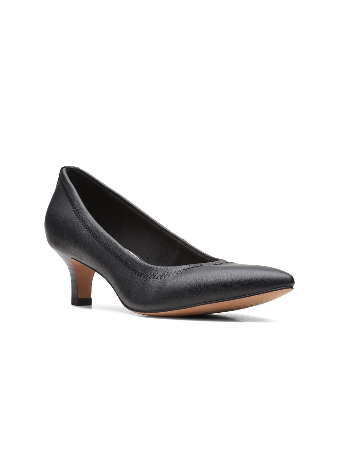 Clarks Linvale Clarks Black Heel Clarks Linvale Sea-Black Sde