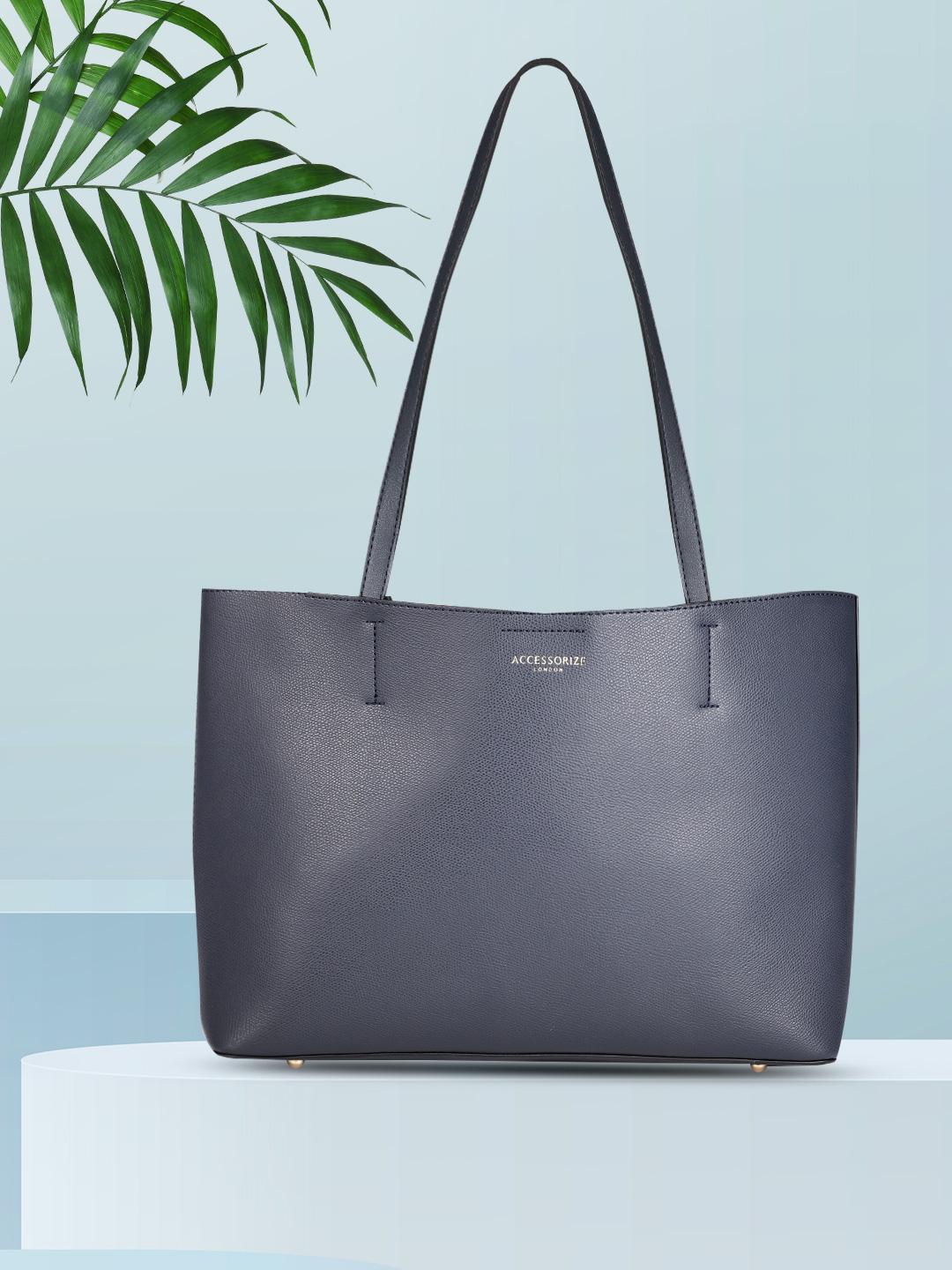 Accessorize London Women Faux Leather Leo Tote Bag