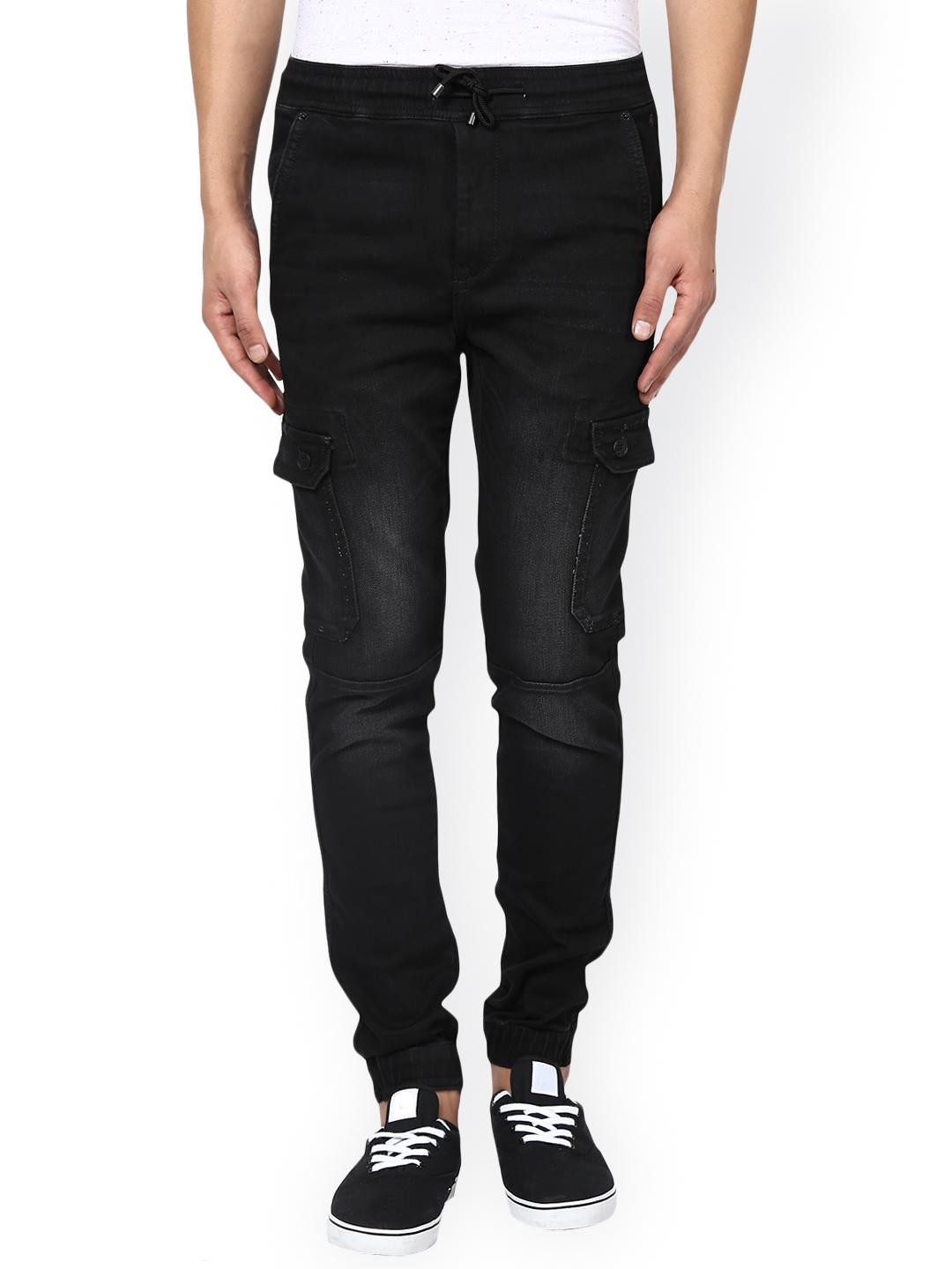 Buy Mufti Men Black Jogger Jeans Jeans for Men 1718295 Myntra
