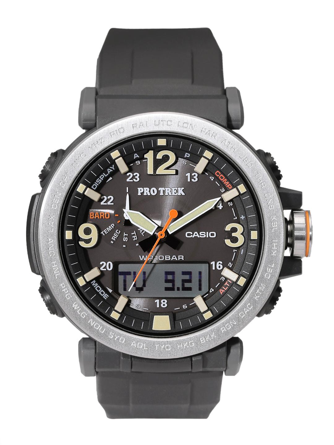 Buy CASIO Outdoor Men Grey Dial Protrek Watch PRG-600-1DR - SL92