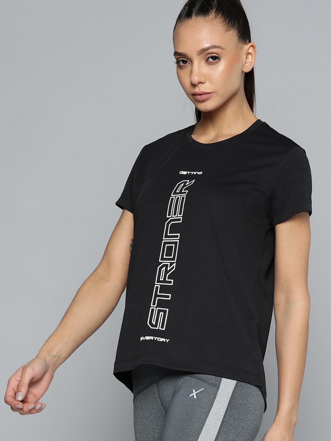 Buy HRX By Hrithik Roshan Training Women Jet Black Rapid-Dry