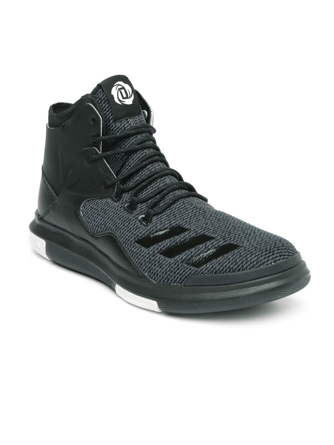 Buy ADIDAS Men Charcoal D Rose Lakeshore Ultra Basketball Shoes