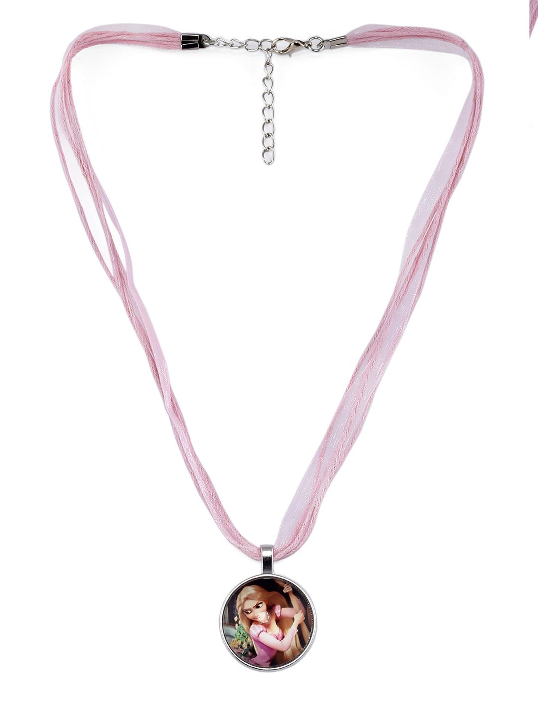 Buy EL REGALO Kids Girls Pink White Rapunzel Necklace - Necklace
