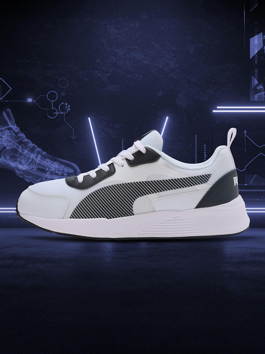Buy Puma Men White Black Colourblocked IDP Sneakers Casual