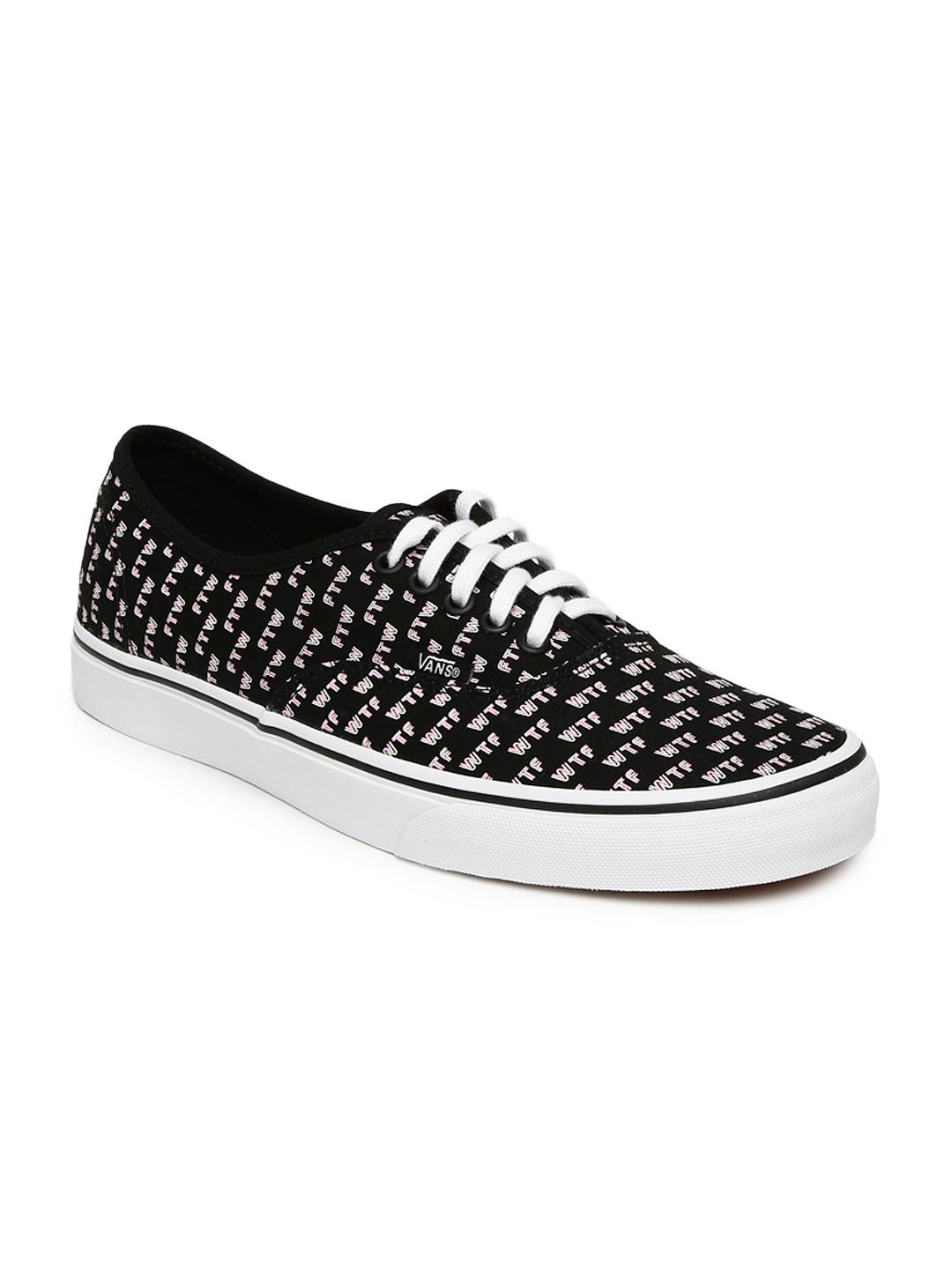 Buy Vans Women Black Printed Sneakers Casual Shoes for Women