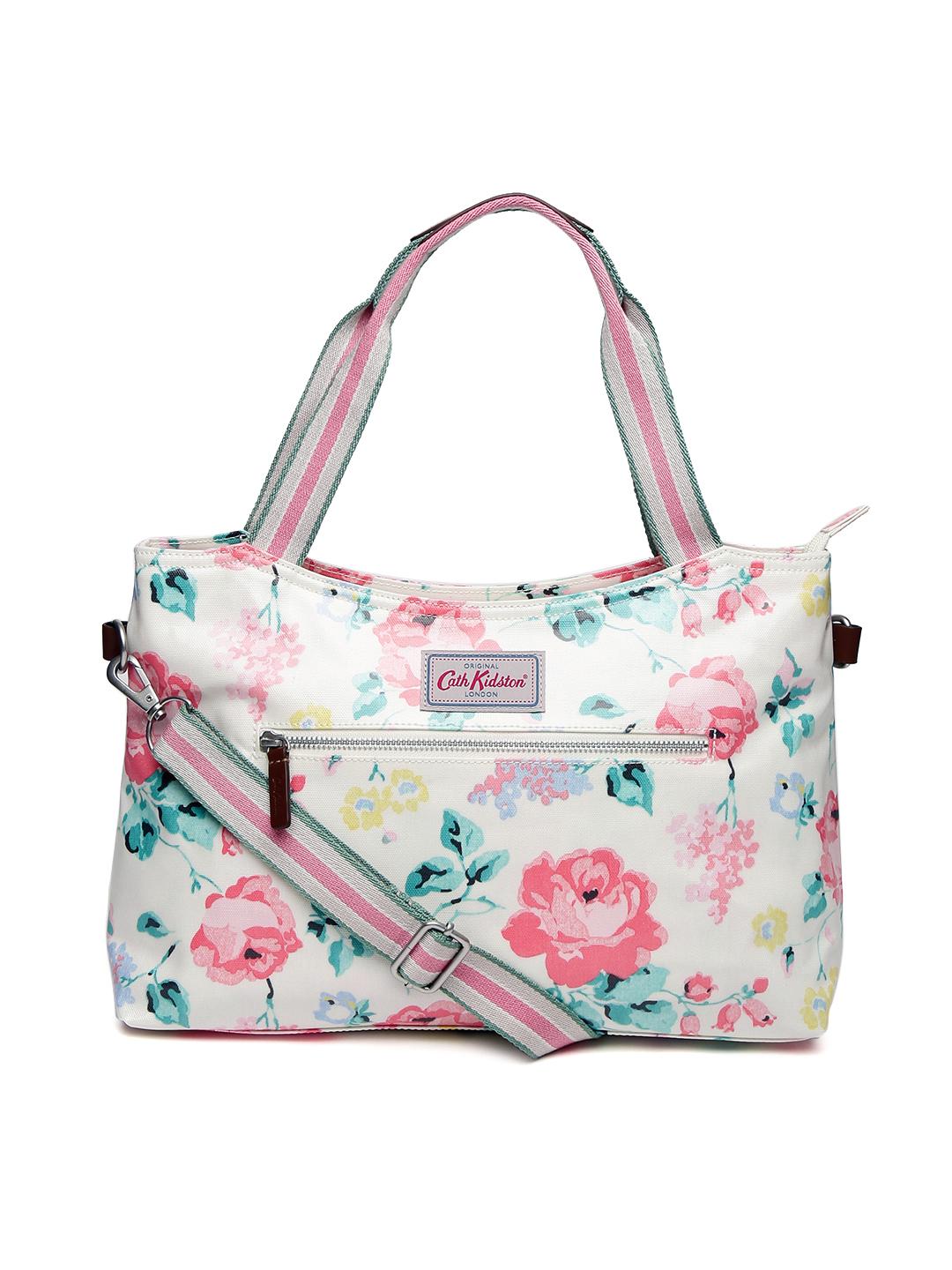 Buy Cath Kidston White Floral Printed Shoulder Bag Handbags for