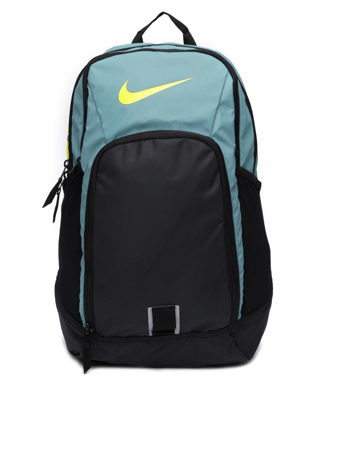 nike unisex blue & black alpha rev colourblocked backpack