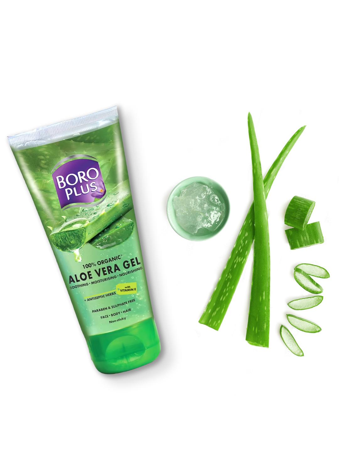 Buy BOROPLUS Aloe Vera Organic Gel with Vitamin E & Antiseptic Herbs 150 ml  - Serum and Gel for Unisex 17579388 | Myntra