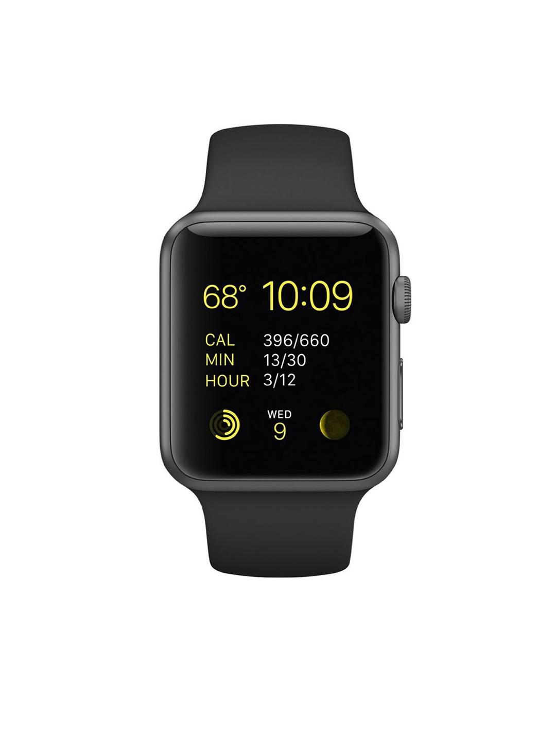 Buy Apple Series 1 Unisex Black 42 mm Smart Watch - Smart Watches