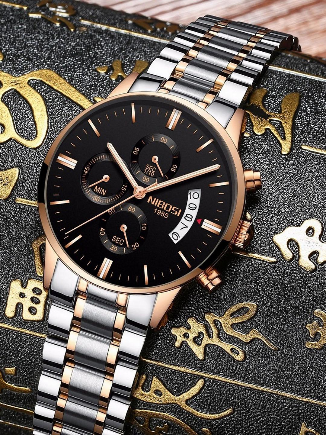 Chronograph About Nibosi Watch Gorgeous Nibosi 1985 NI2353 With