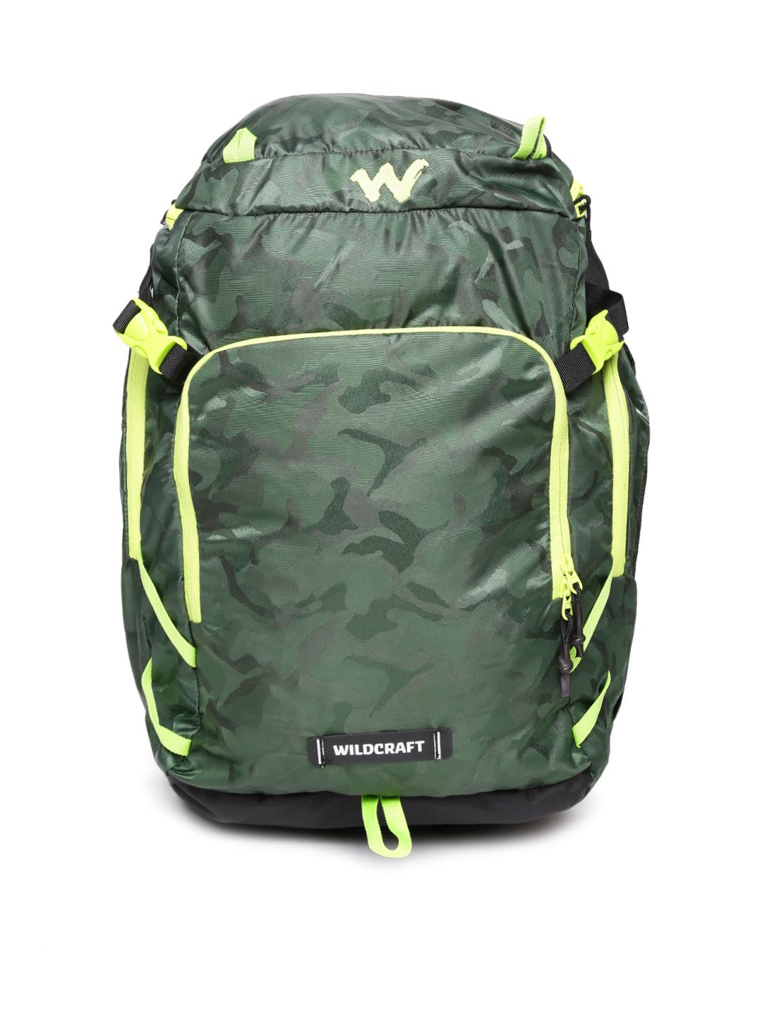 Buy Wildcraft Unisex Green Camouflage Print Rambler Backpack - Main Image