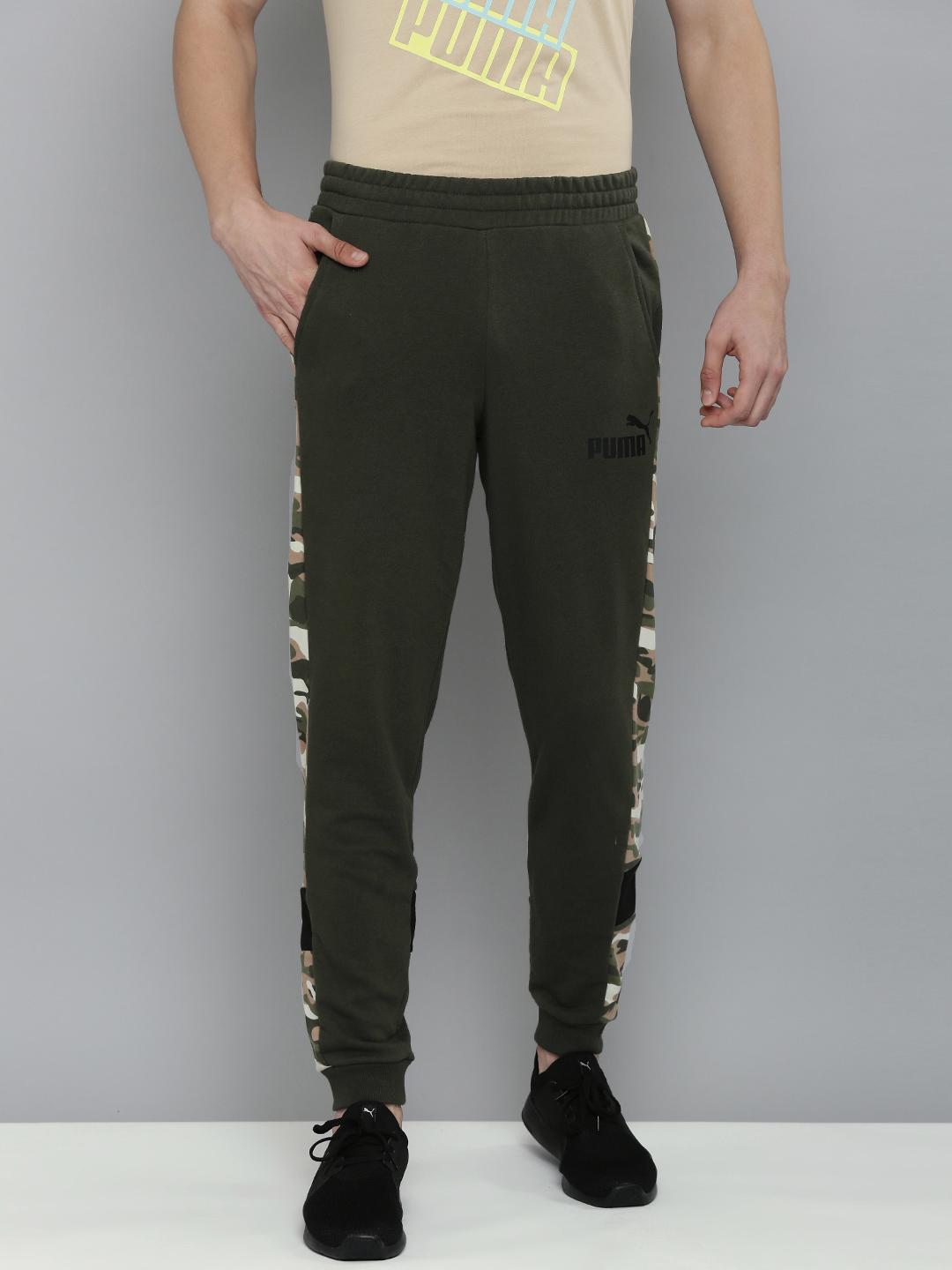 Buy Puma Men Brand Logo Printed Regular Joggers With Printed