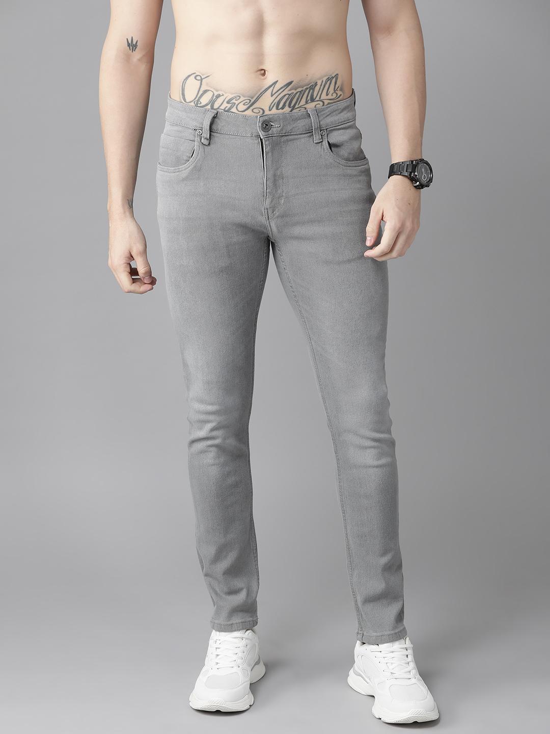 Ash Grey Ash Colour Jeans Pant Buy Roadster Men Grey Skinny Fit