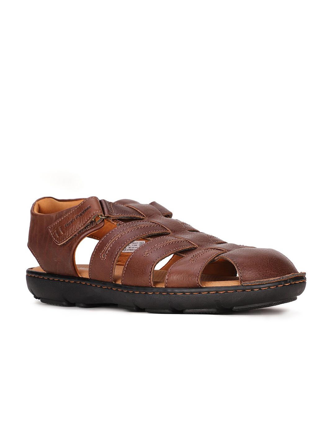 Hush Puppies Brown Leather Fisherman Sandals Men’s 8.5 Comfort Sandals Buy Hush Puppies Tan Albert Leather Fisherman Sandal from  main image 4