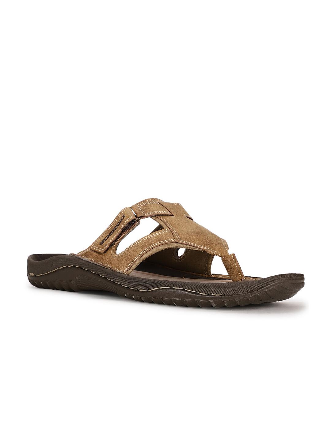 Weinbrenner Men Tan Brown Comfort Sandals - Image 1