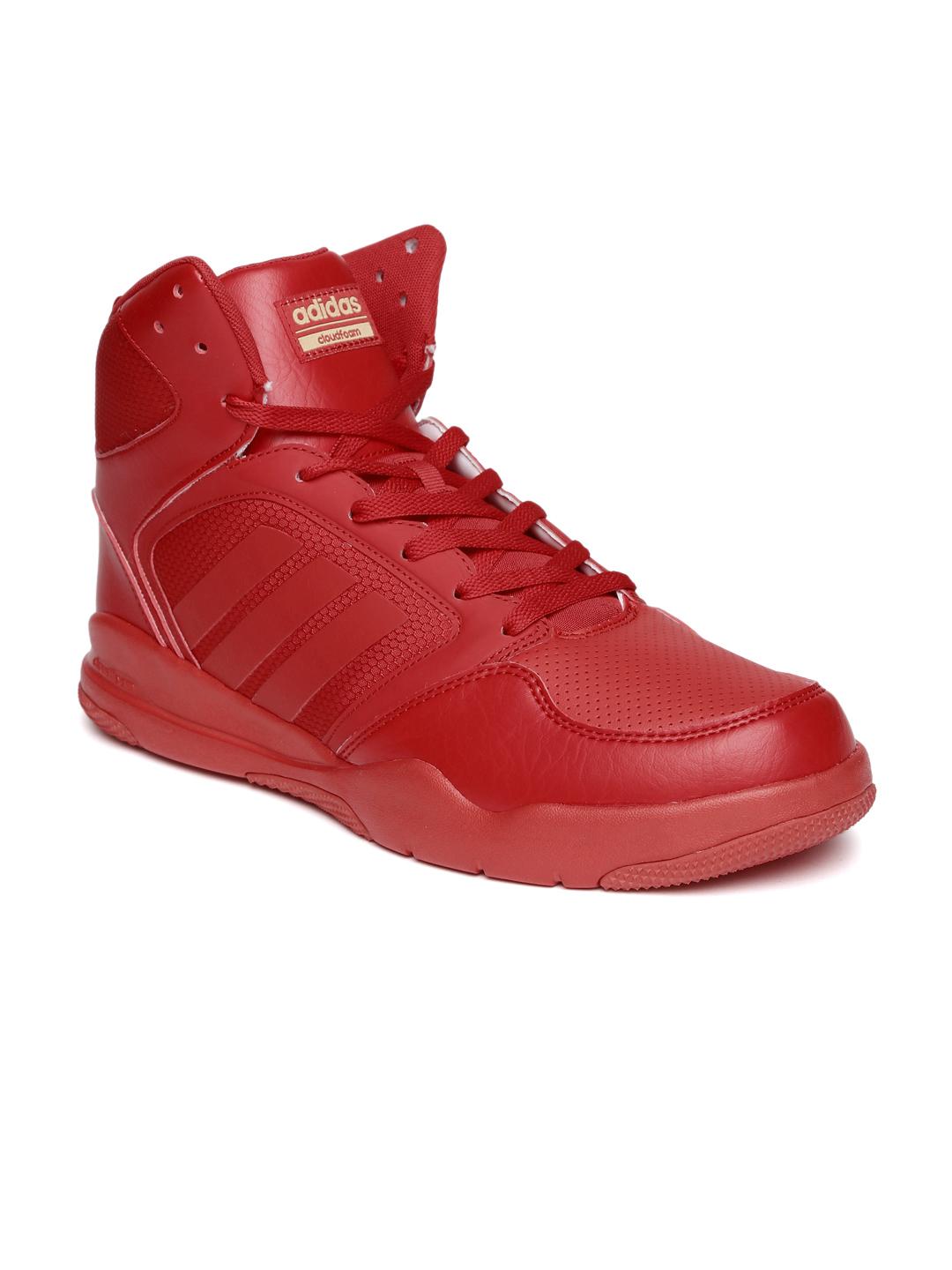 Top Sneakers All Red Adidas High Tops Mens Adidas Red High Tops