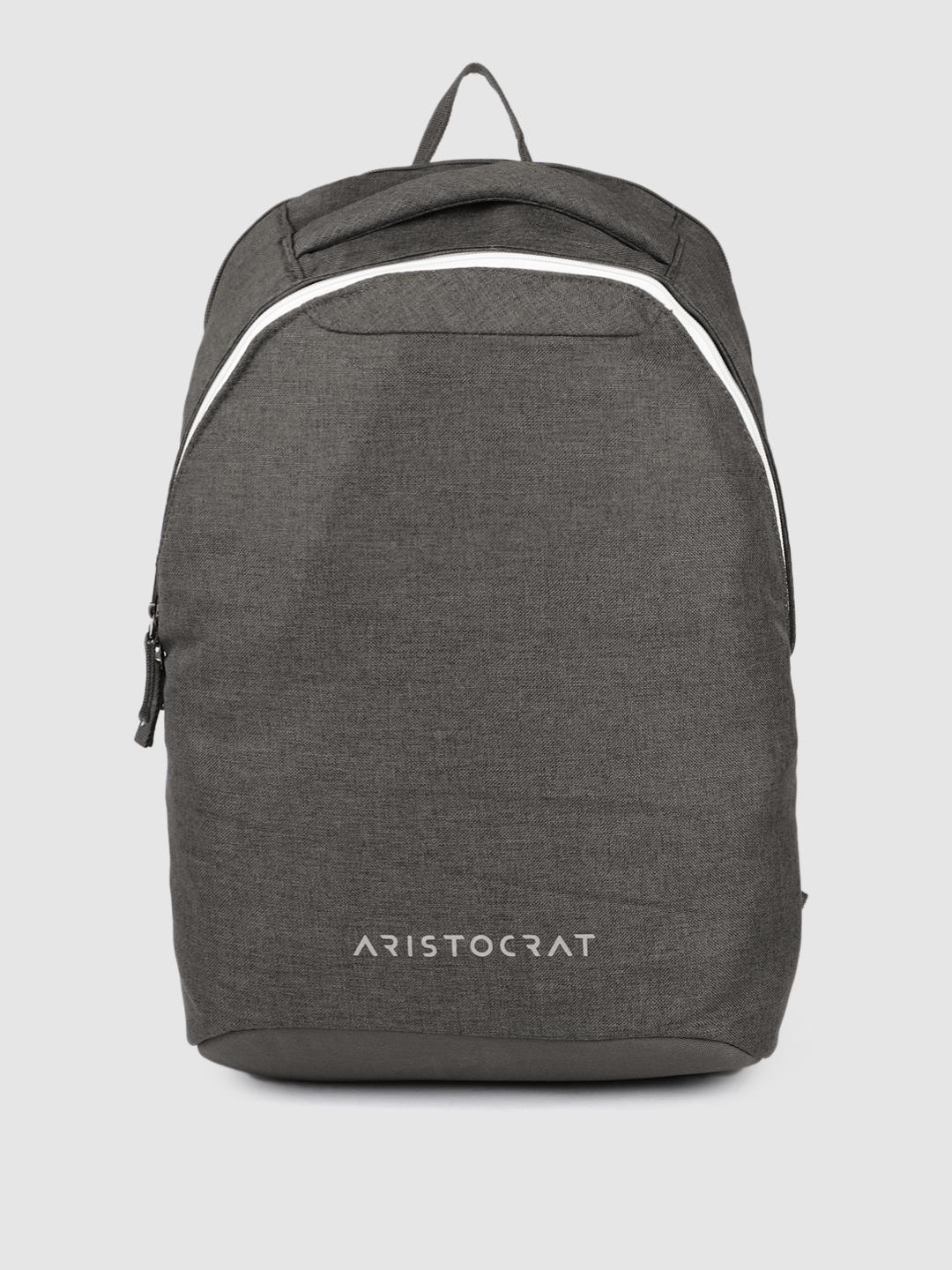 aristocrat school bags with rain cover Buy Laptop Backpack 28L Cover, 2 Spacious Main Compartments, 2 Quick Access Pocket & USB Charging Port | Blue Buy Aristocrat Unisex Grid Grey