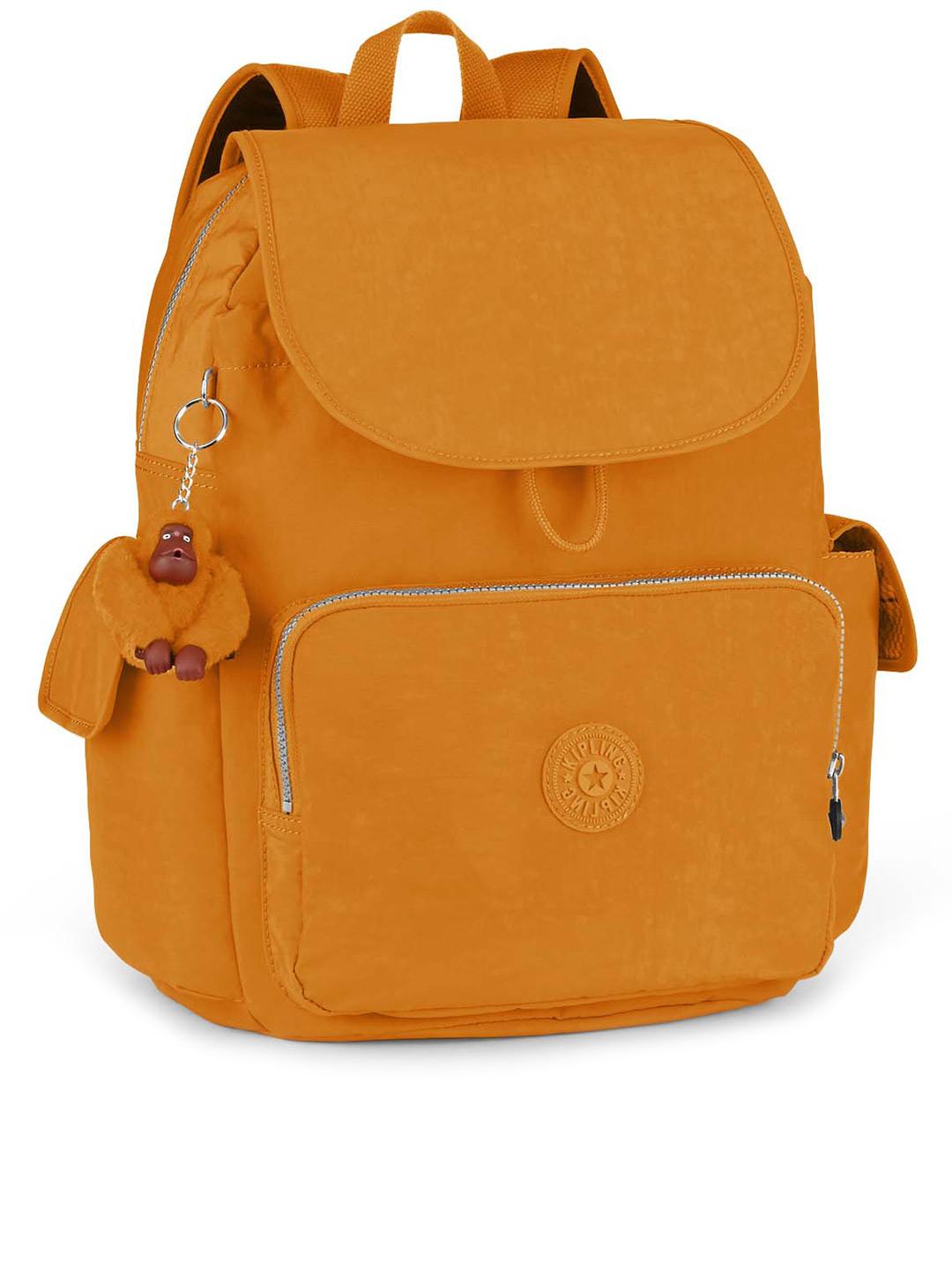 Buy Kipling Women Mustard Yellow Backpack - Backpacks for  display picture 1