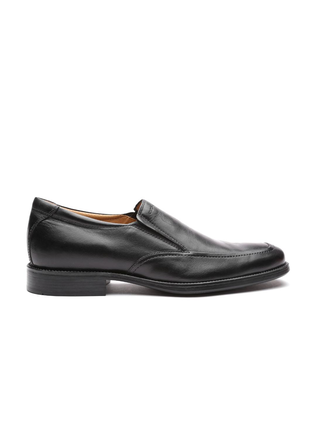 Buy Geox Respira Men Black Italian Patent Leather Formal Slip-Ons