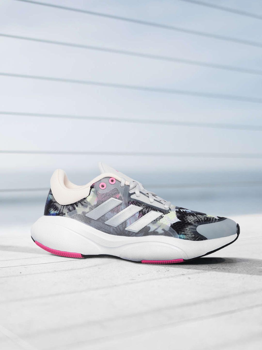 adidas gazelle silver green womens Adidas Women's Taekwondo Mei 'Floral' Core Black / Gum Slip On Sneakers