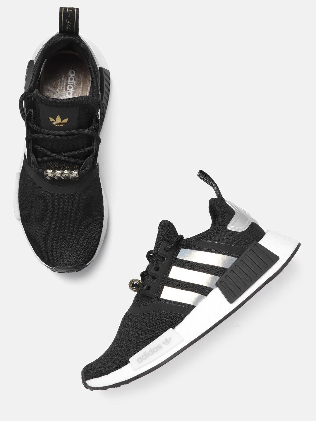 Buy ADIDAS Originals Women Black Woven Design NMD_R1 Sneakers