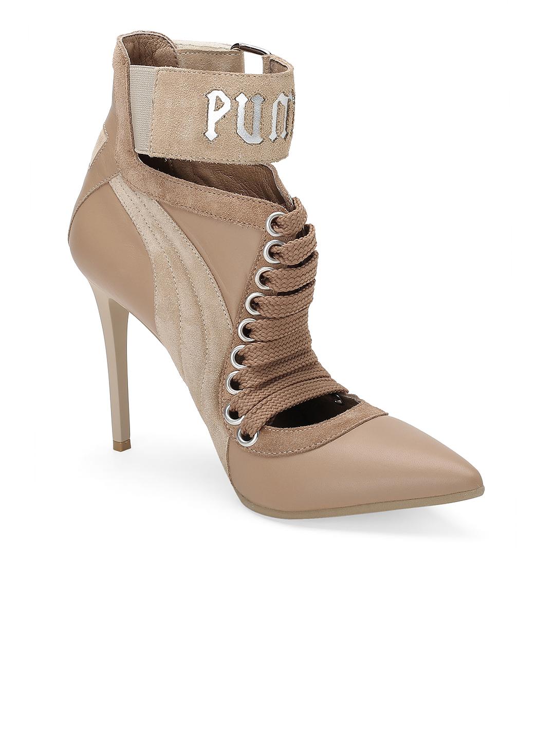 Buy Puma by Rihanna Fenty Collection Women Beige Leather Heels