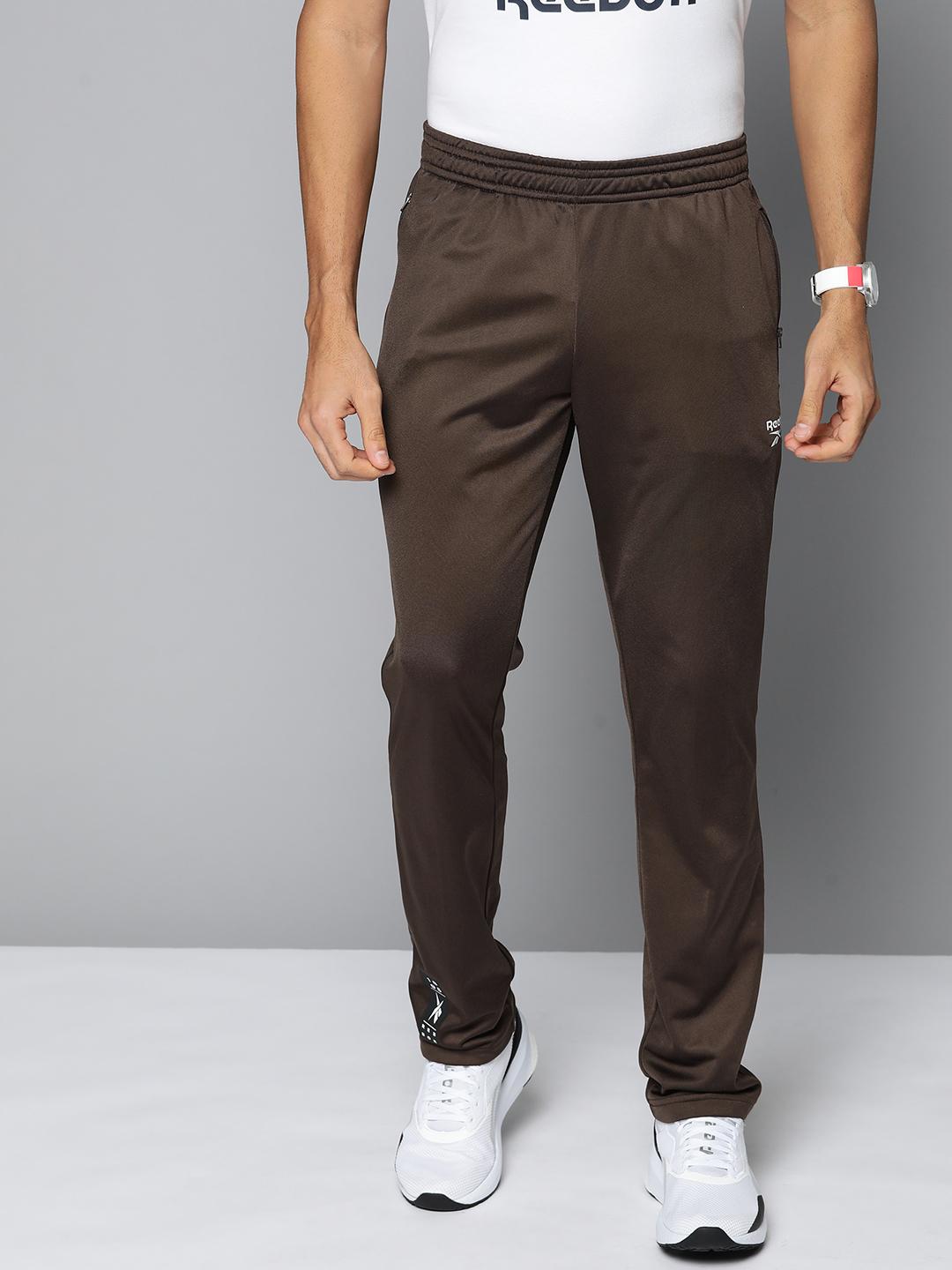 Buy Reebok Men Coffee Brown Training Speedwick Track Pants - Track