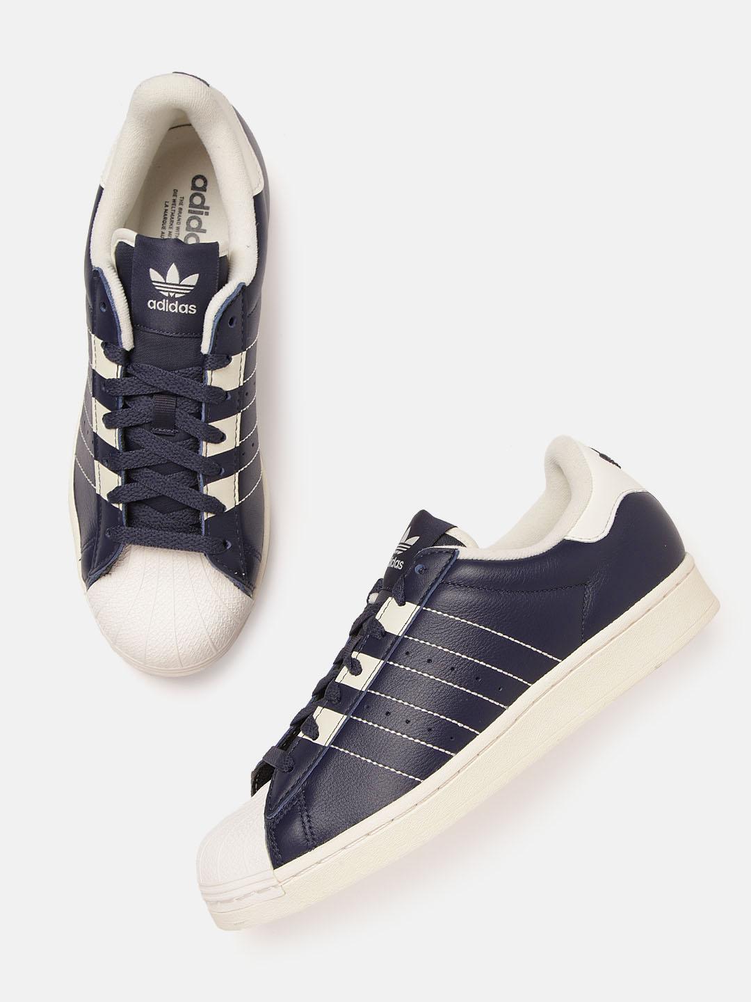 Myntra Adidas Originals Superstar 80s Mens Blue Navy Blue And