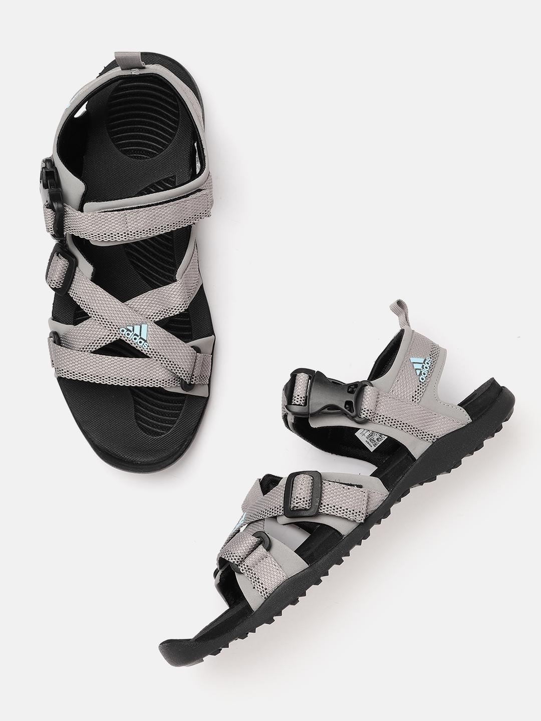 Buy ADIDAS Men Grey Solid Traso Sports Sandals Sandals for Men