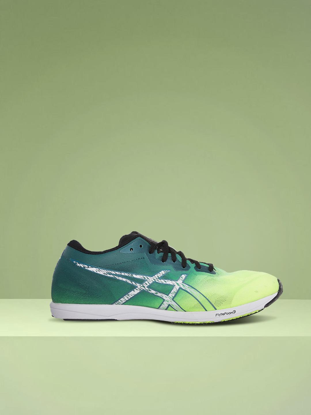 Buy ASICS Unisex Lime Green Textured SORTIEMAGIC RP 6 Running