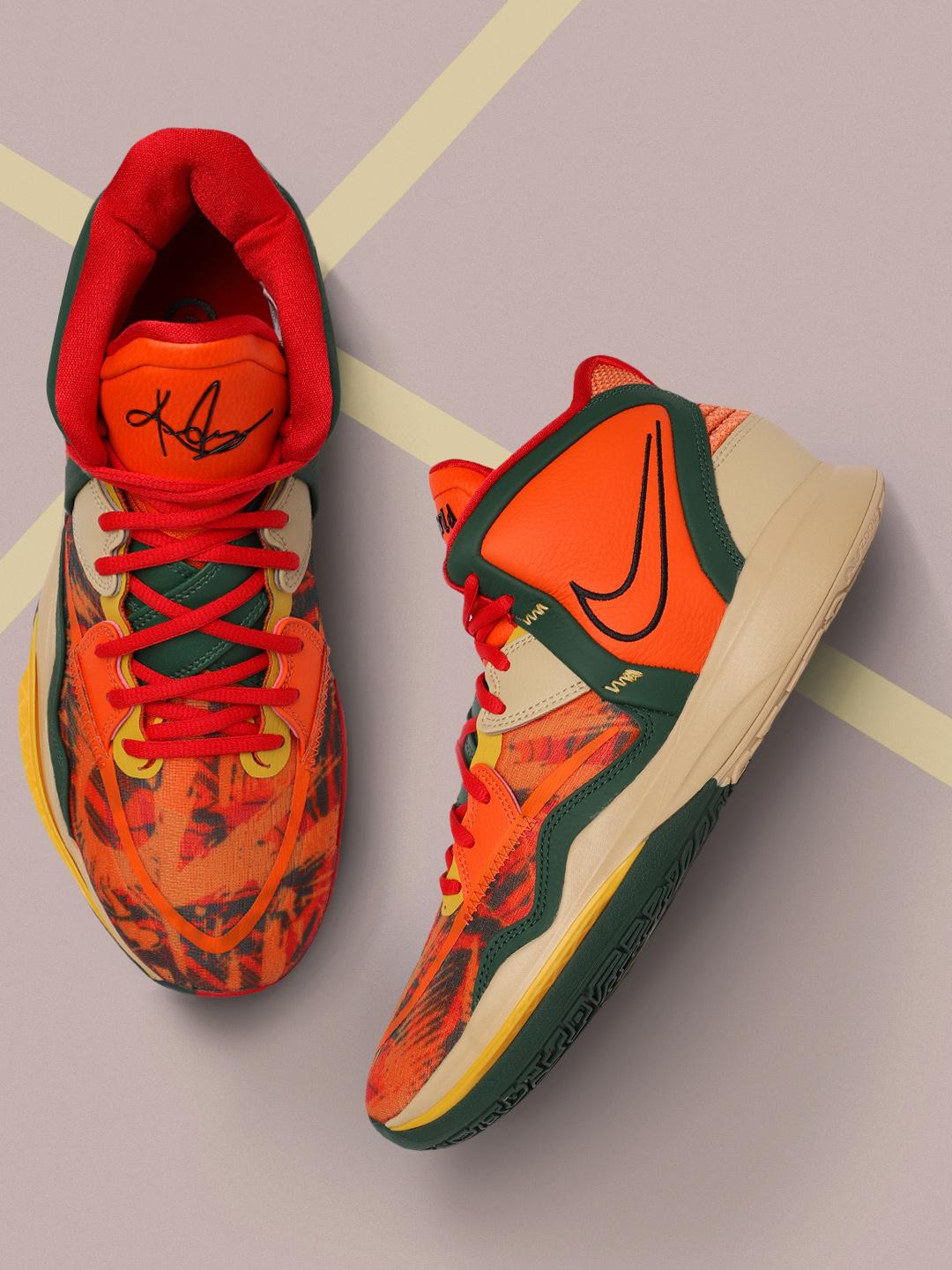 Buy Nike Men Orange Leather Kyrie Infinity EP Basketball Shoes