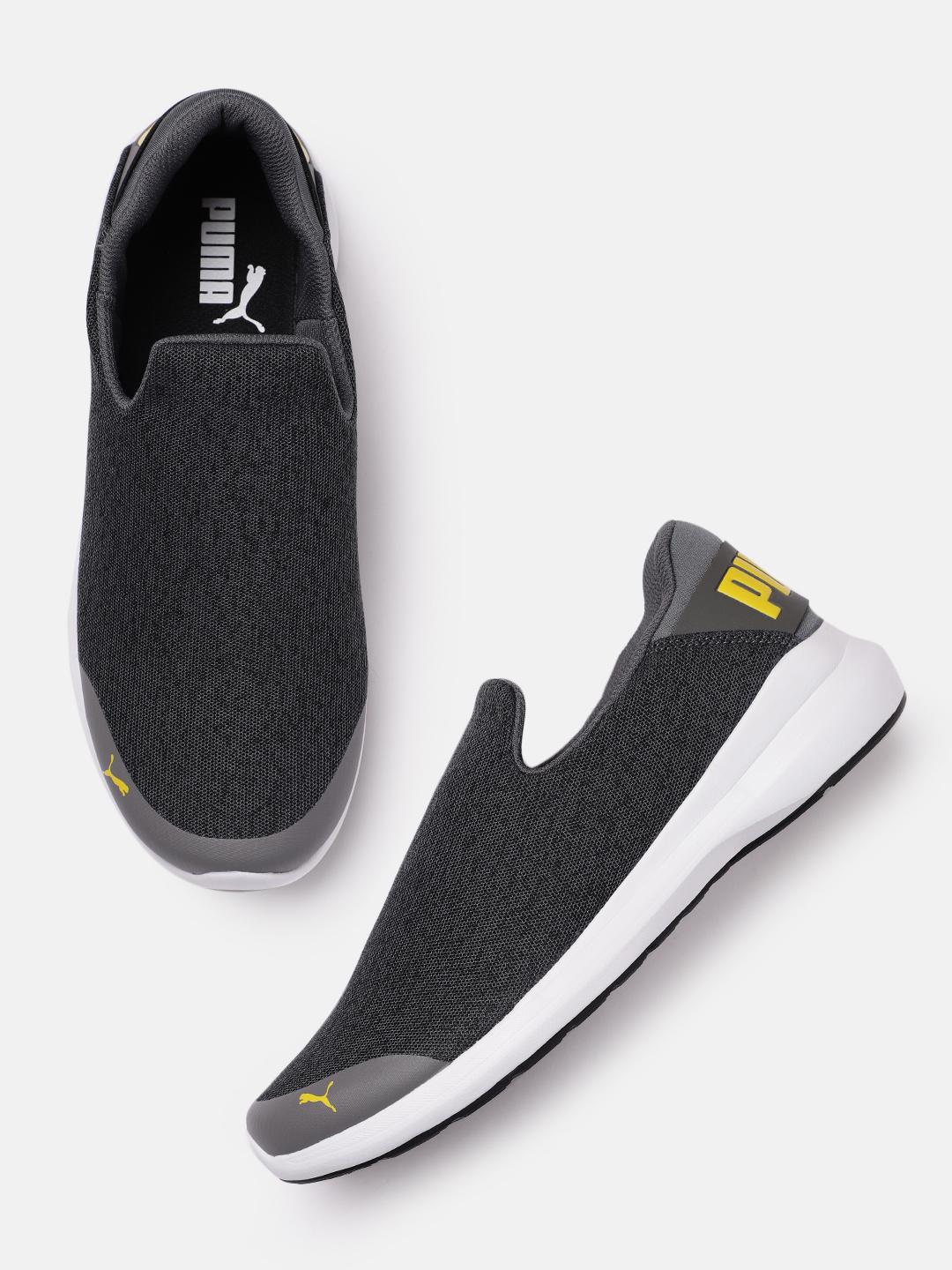 Buy Puma Men Charcoal Grey Stride Evo v1 Slip-On Sneakers - Casual Shoes  for Men 18814580 | Myntra