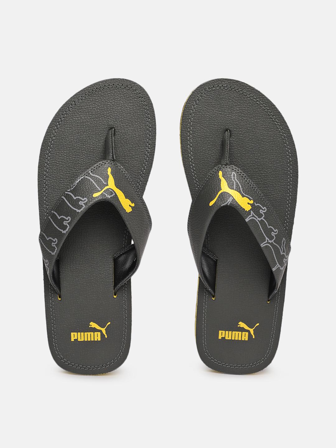 Buy Puma Unisex Grey Printed Luke V1 Thong Flip-Flops Flip Flops