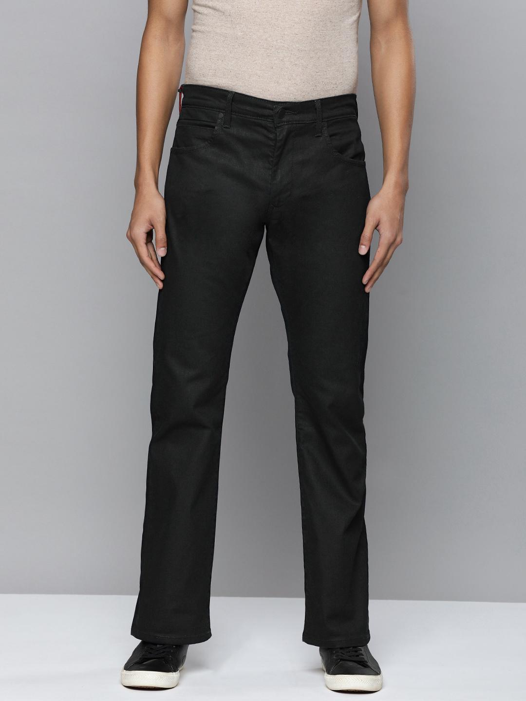 Buy Levis Redloop Men Black 517 Bootcut Stretchable Jeans Jeans