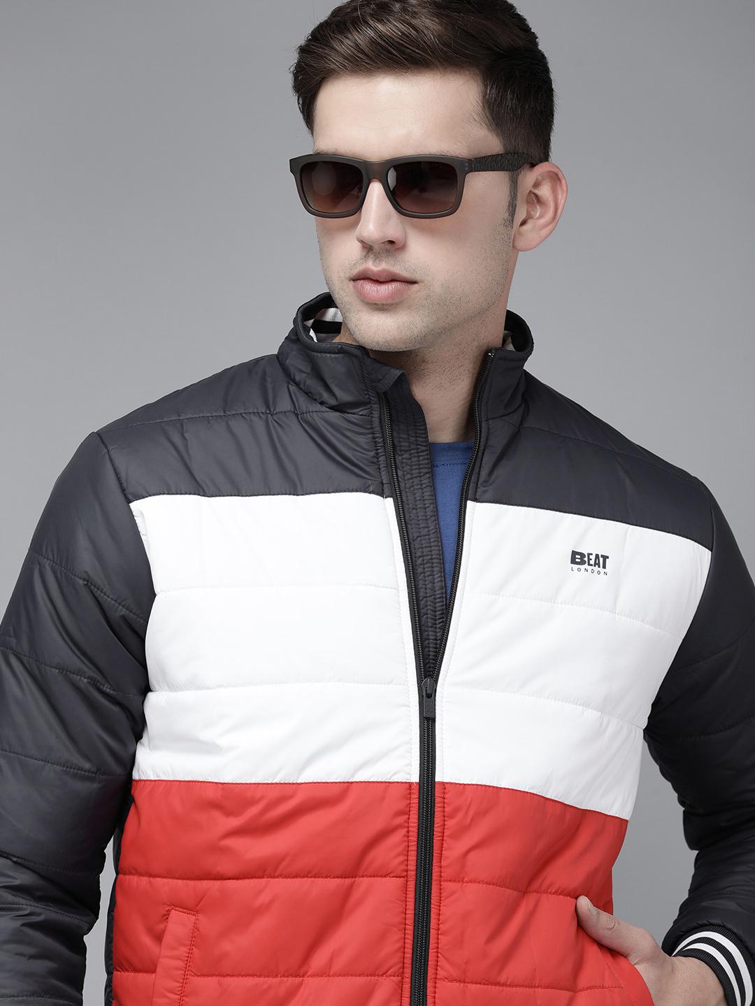 Buy BEAT LONDON by PEPE JEANS Colourblocked Padded Jacket