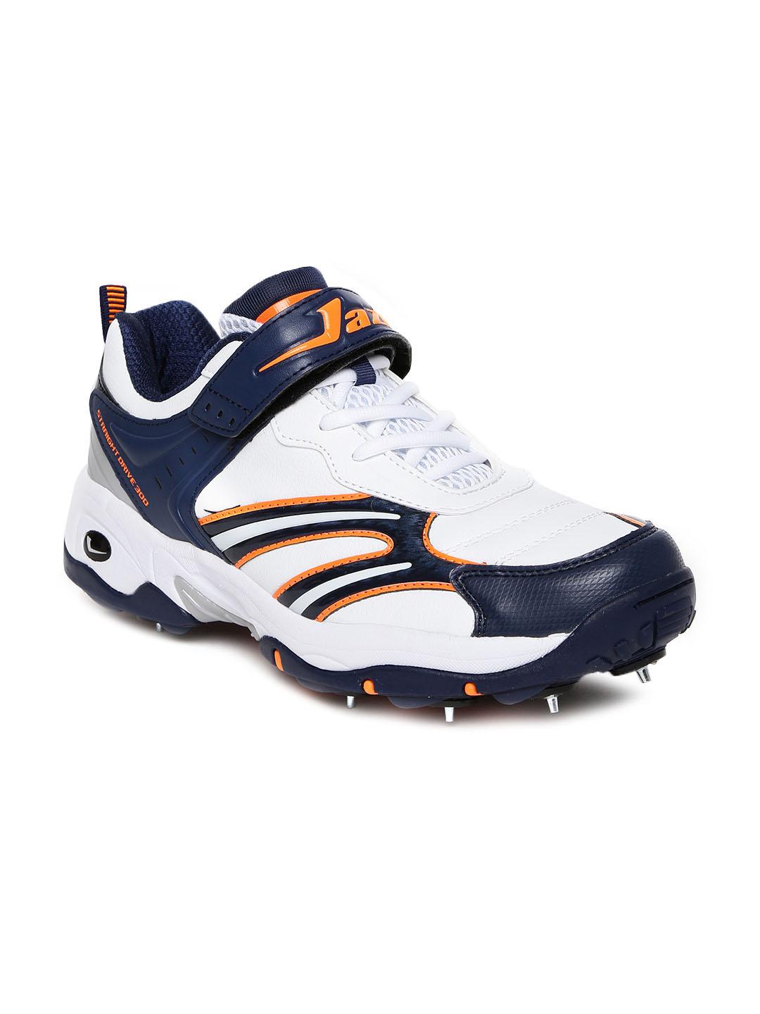 Buy Jazba Men White STRAIGHT DRIVE 300 Cricket Shoes - Sports