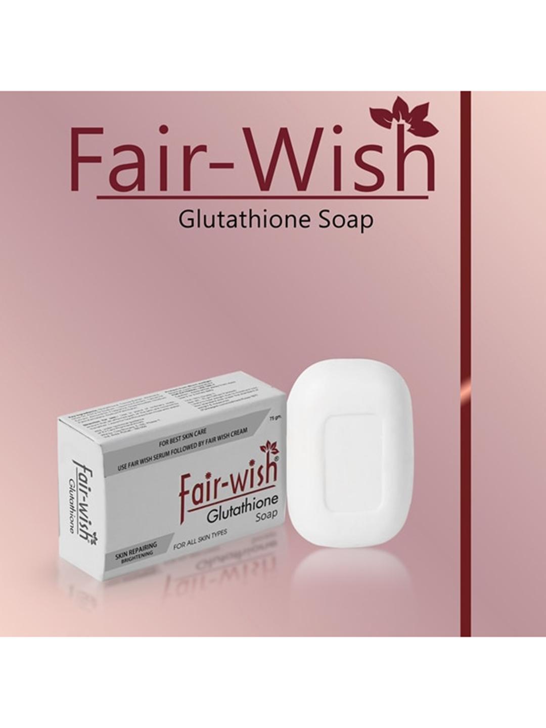 glutathione soap uses Buy Fair Wish Skin Repairing Brightening Glutathione Soap with Almond Oil &  Cocoa Butter- 75 g - Soap for Unisex 19020870