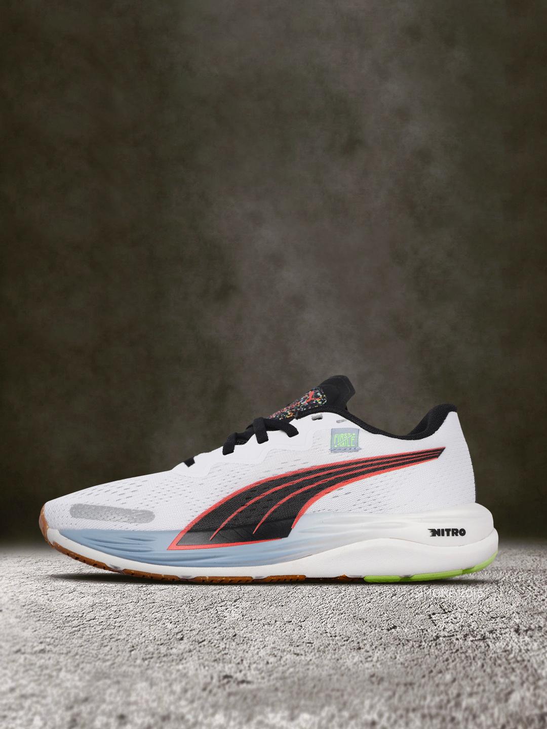 Buy Puma x First Mile Women White Solid Velocity Nitro Running