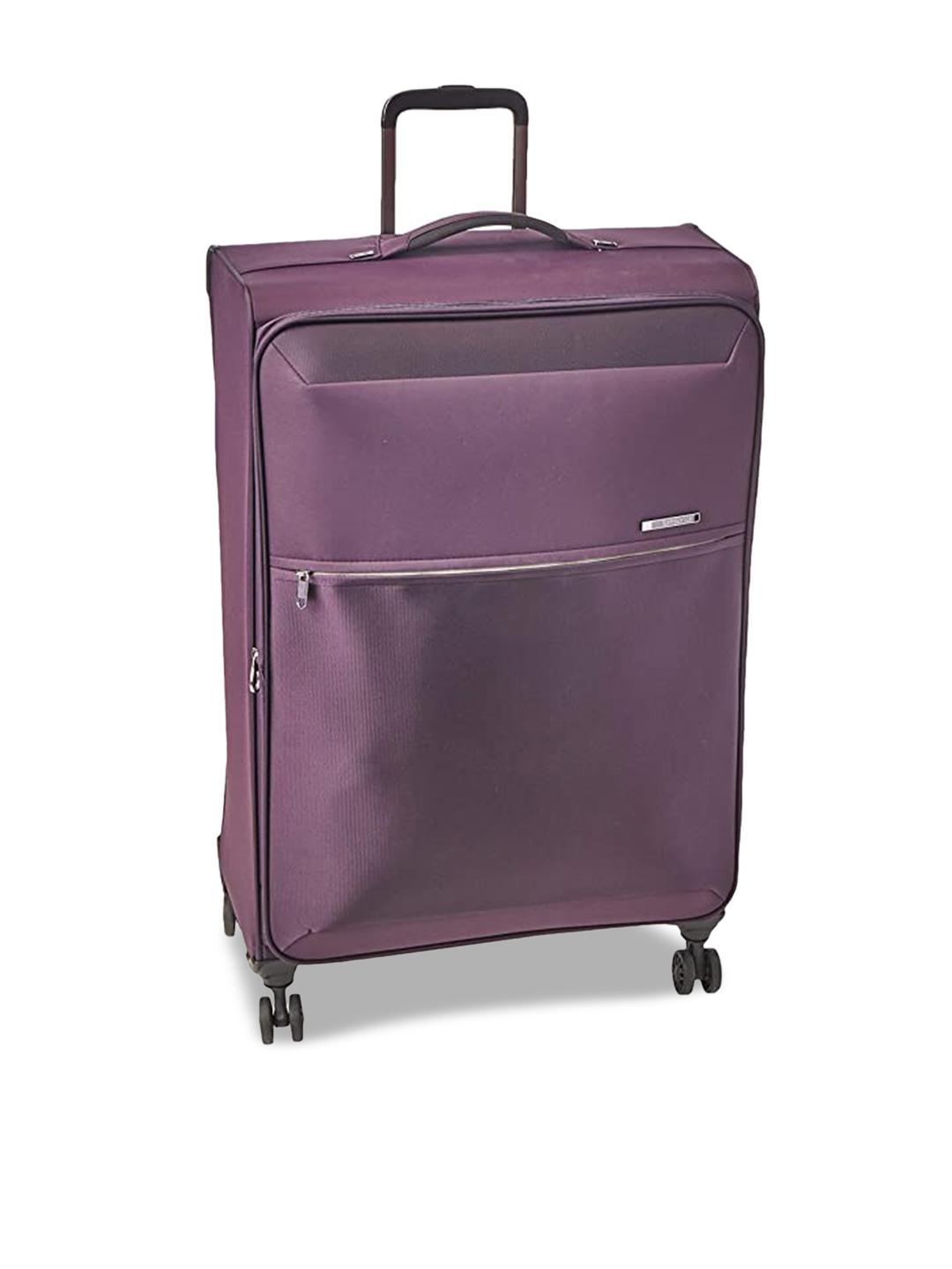 Buy Samsonite Purple Solid Soft Sided Large Trolley Bag Trolley