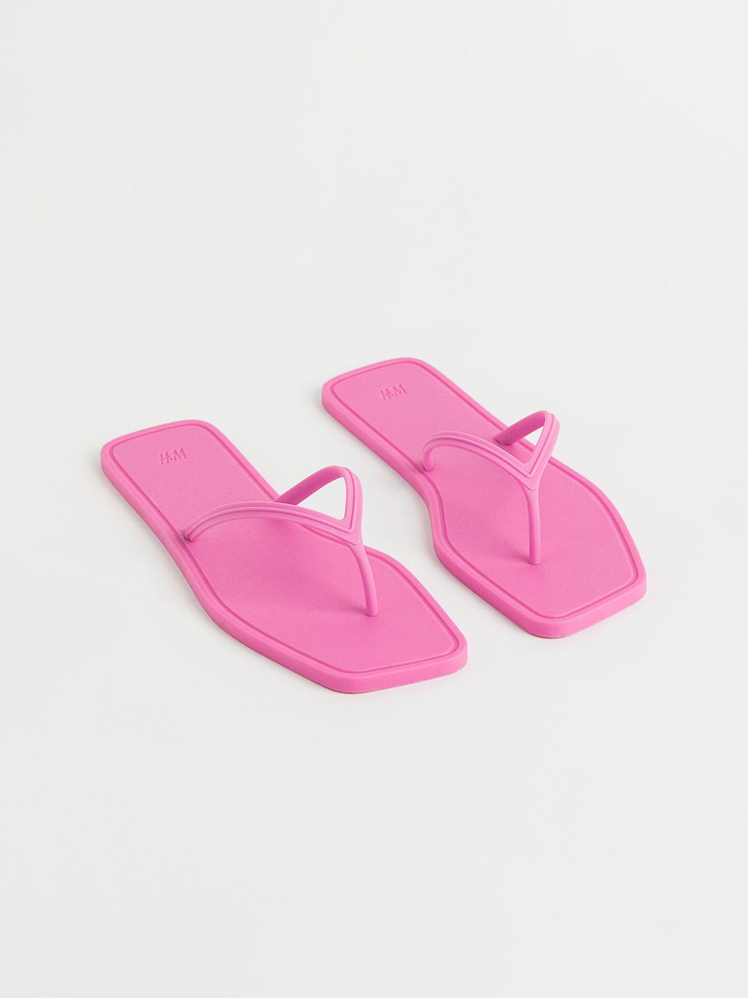 Buy H&M Women Pink Flip Flops Flip Flops for Women 19202022 Myntra