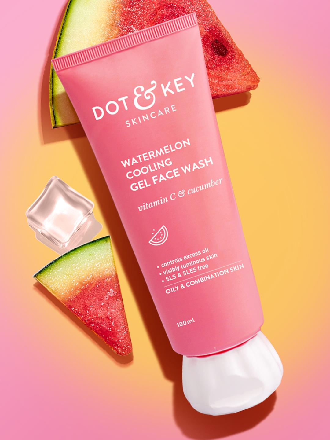 DOT & KEY Watermelon SuperGlow Facial Gel Cleanser 100ml - Image 1