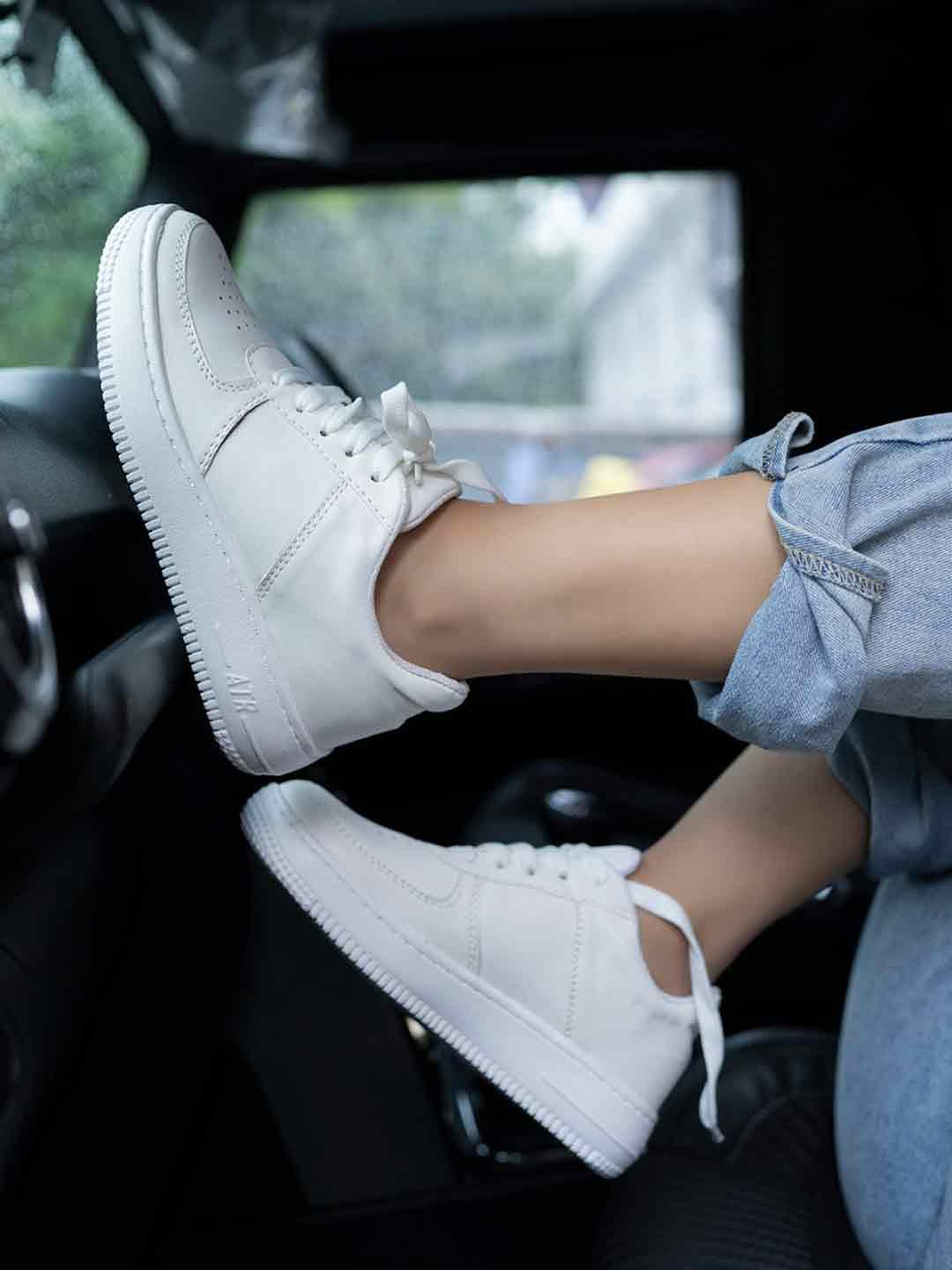 Buy Shoetopia Women White Casual Sneakers Casual Shoes for Women