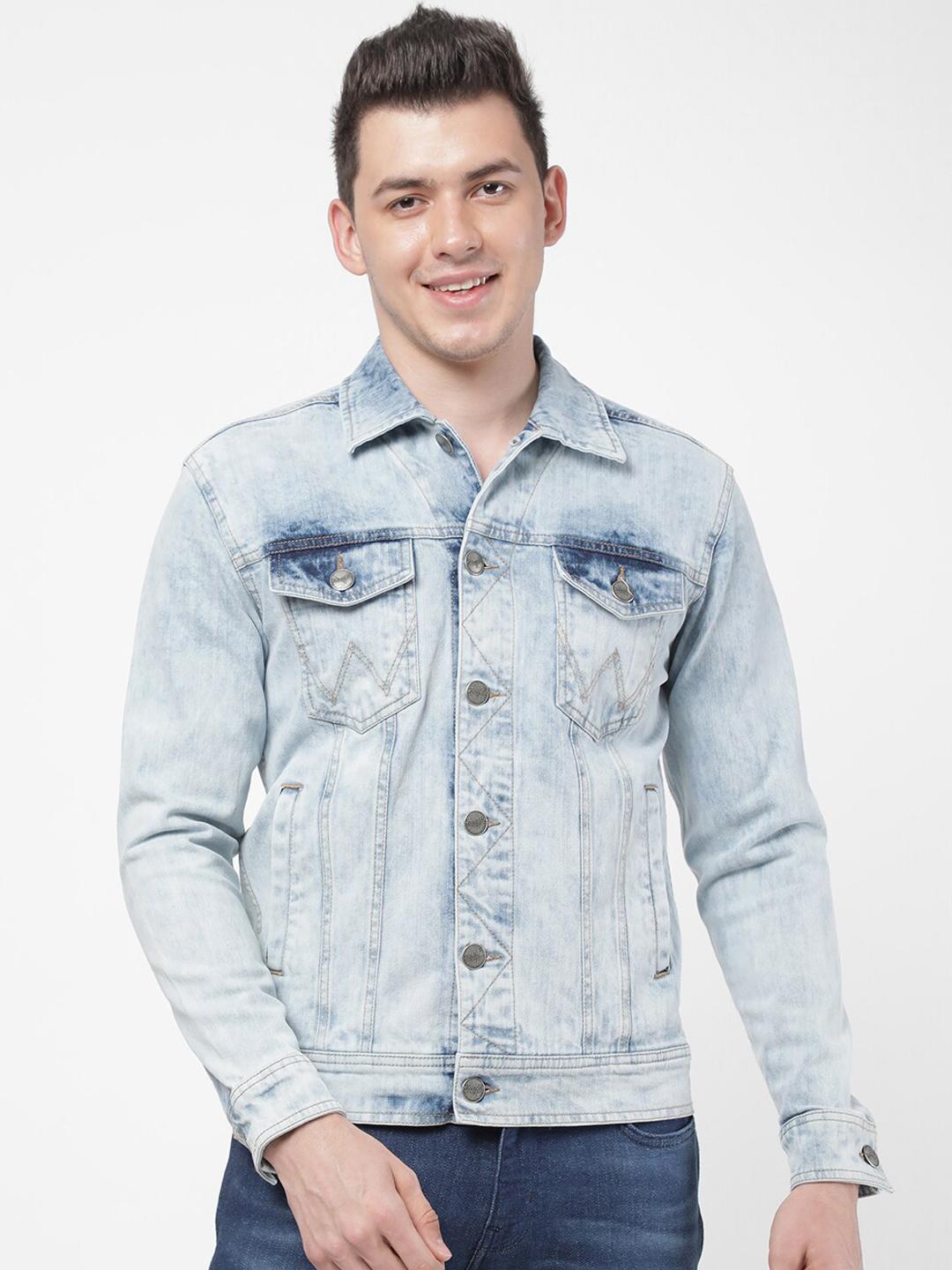 60sBLUEBellWranglerdenimjacket！ Special！ Buy Wrangler Men Blue Washed Denim Jacket - Jackets for Men