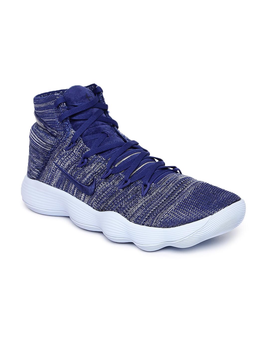 Buy Nike Men Blue HYPERDUNK 2017 FLYKNIT Basketball Shoes - Sports