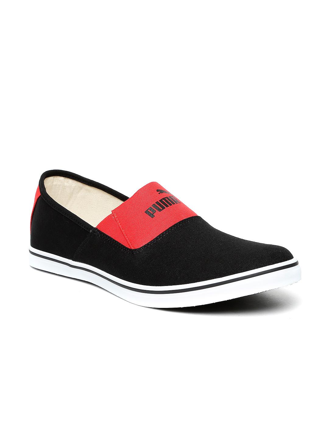 Footwear Puma Elara Slip On Idp Sneakers Puma Men Black Red Elara