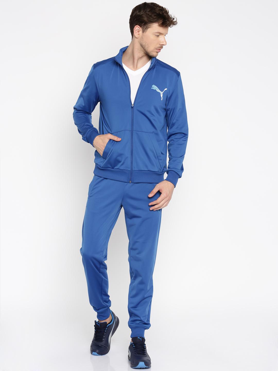 Buy Puma Blue Rebel Tracksuit Tracksuits for Men 1969697 Myntra