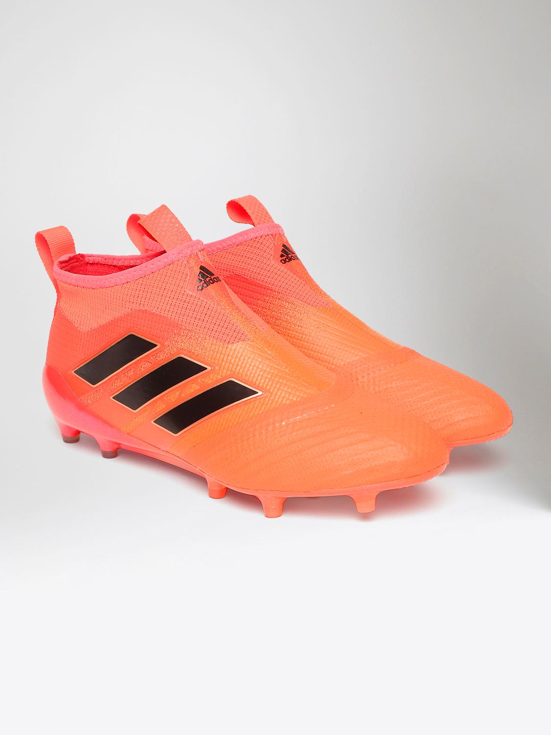 、 Buy ADIDAS Men Orange ACE 17+ PURECONTROL Mid-Top Football